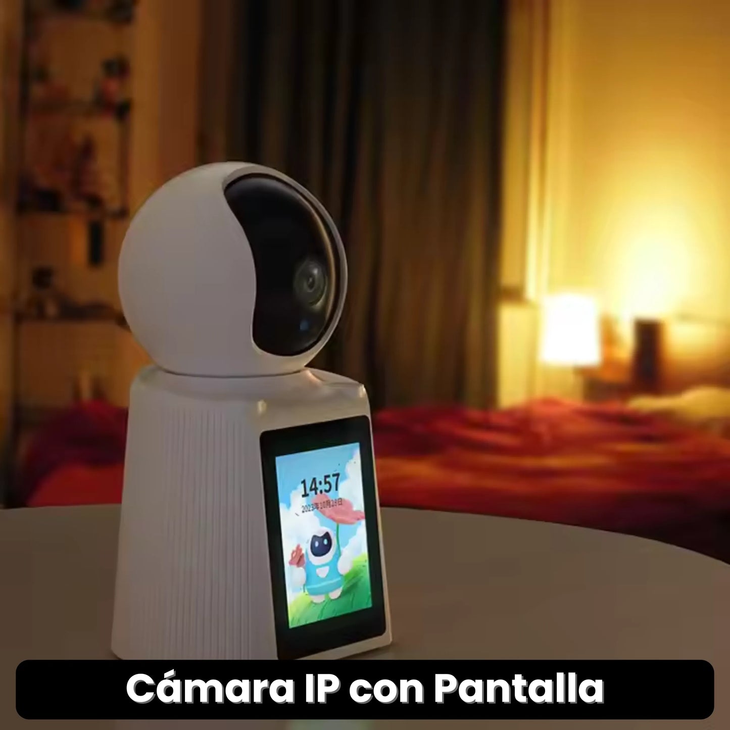 CÁMARA IP CON PANTALLA · ENVÍO GRATIS ·