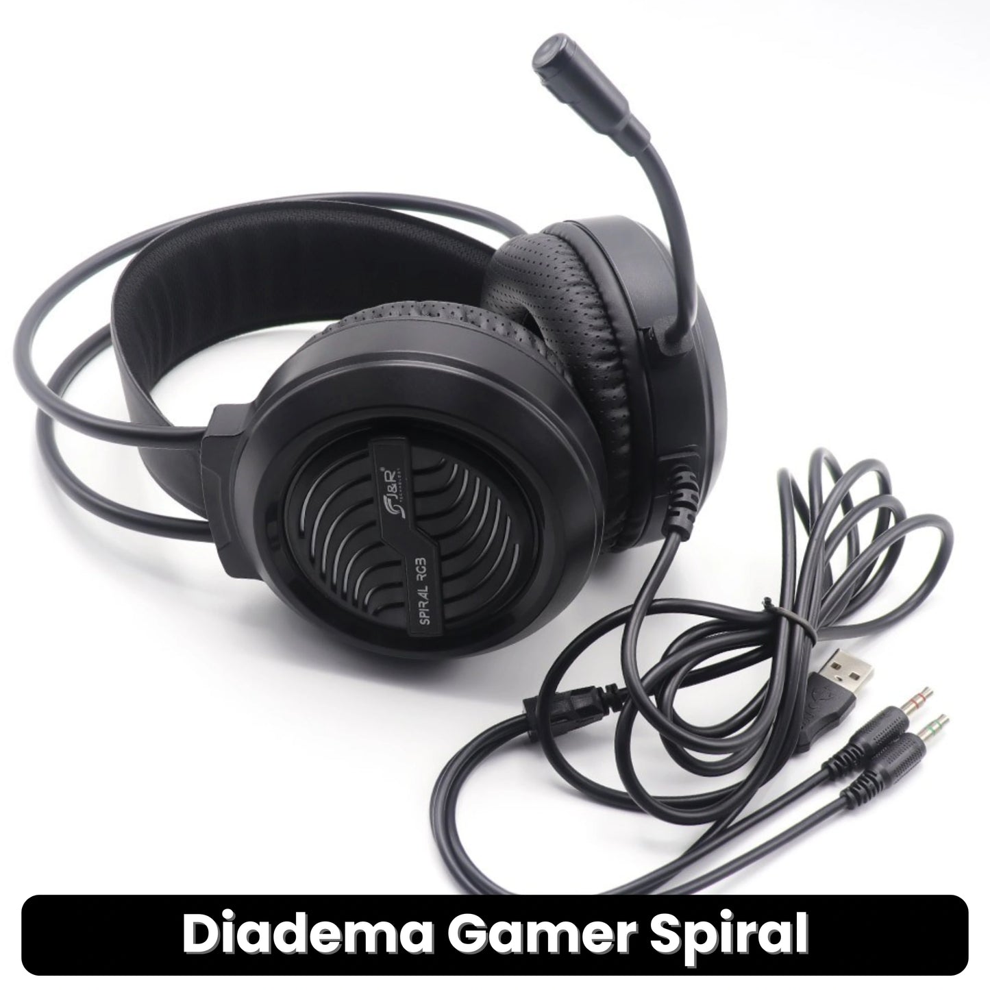 DIADEMA GAMER SPIRAL · ENVÍO GRATIS ·
