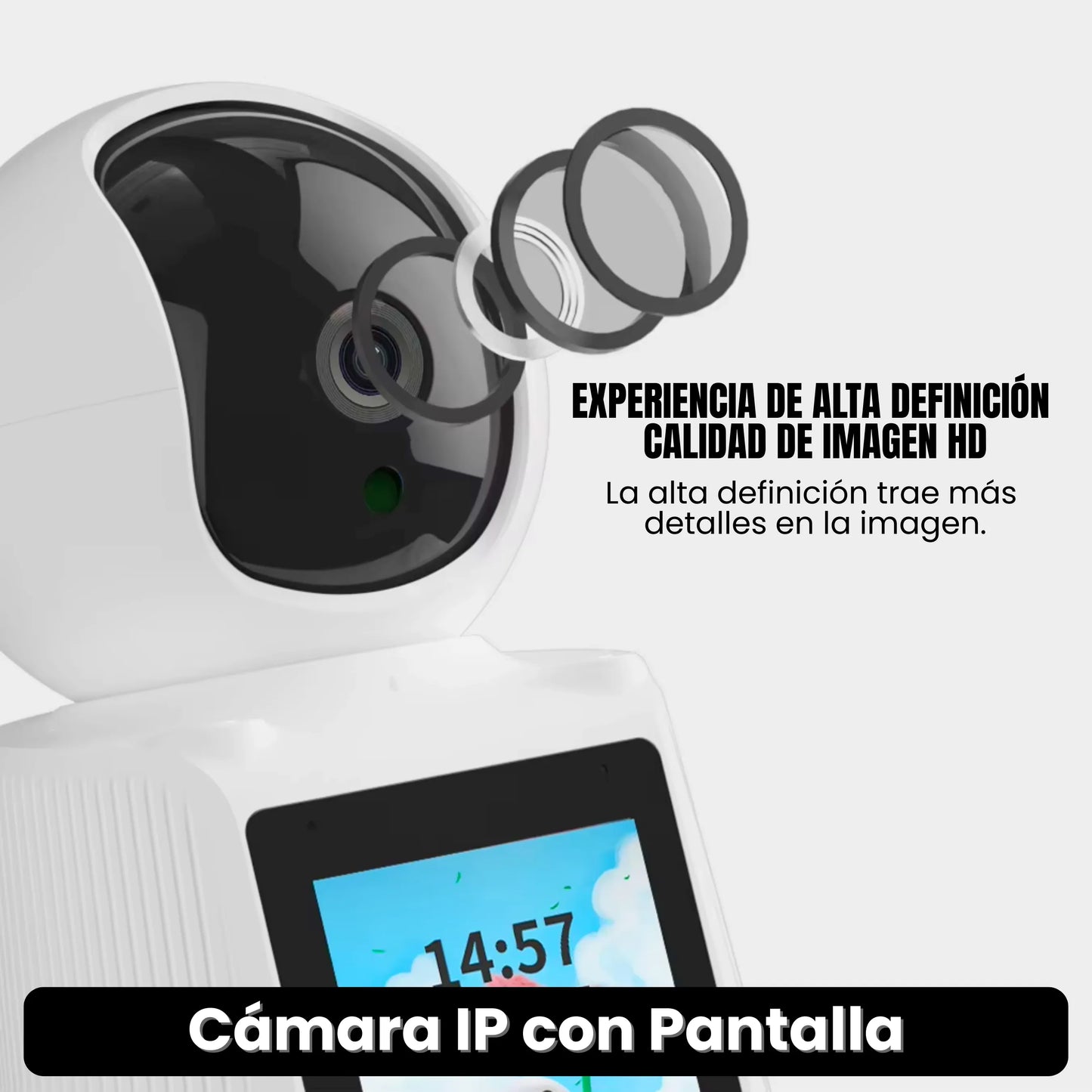 CÁMARA IP CON PANTALLA · ENVÍO GRATIS ·