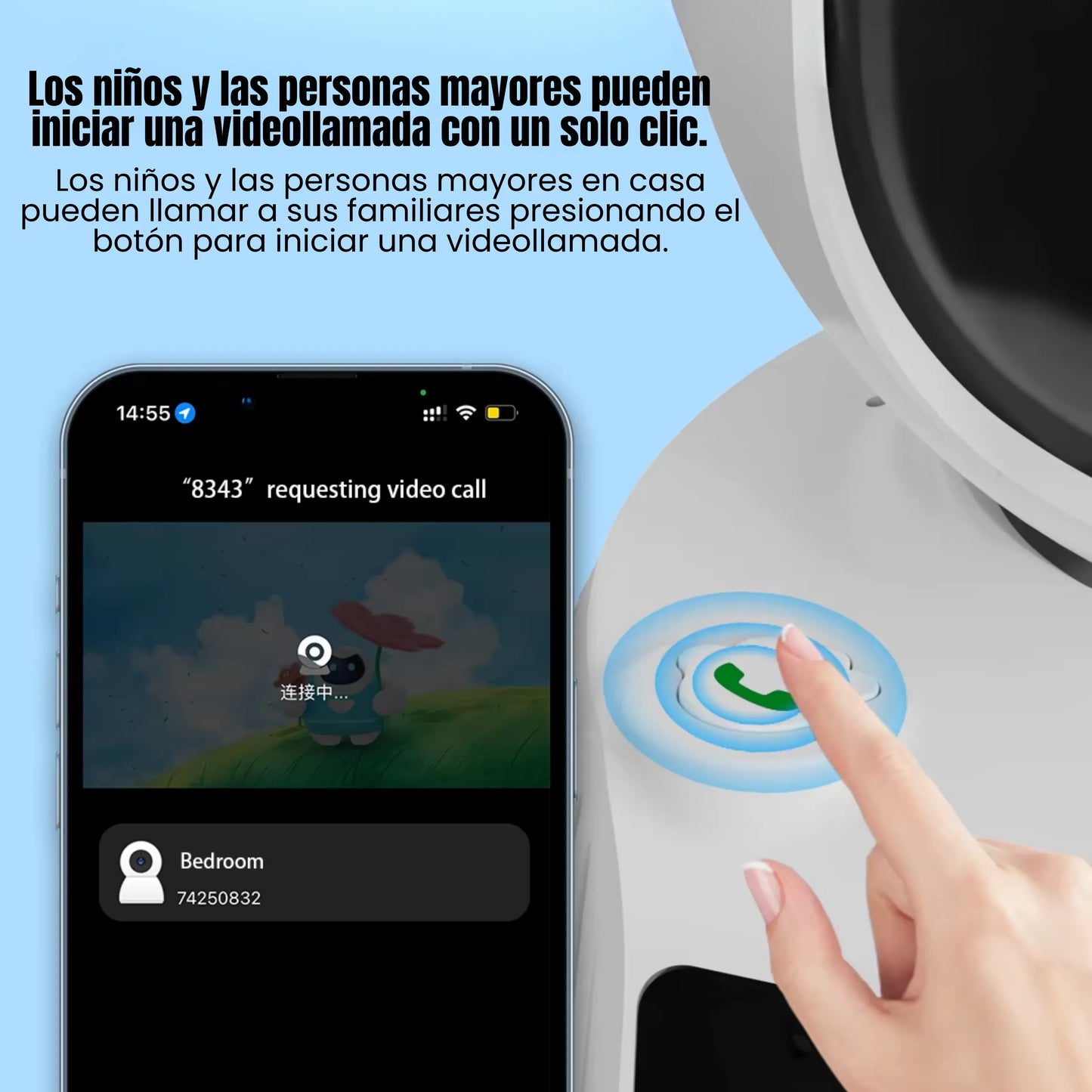 CÁMARA IP CON PANTALLA · ENVÍO GRATIS ·