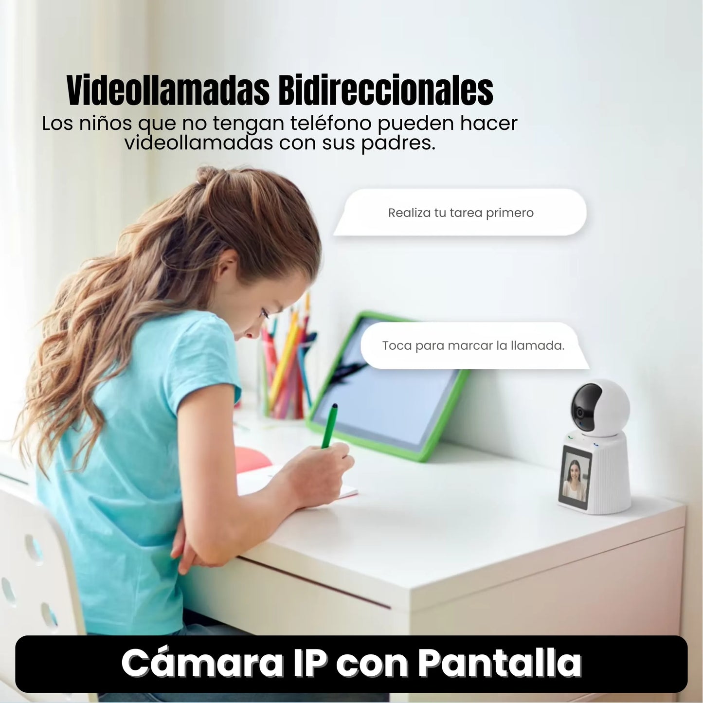 CÁMARA IP CON PANTALLA · ENVÍO GRATIS ·