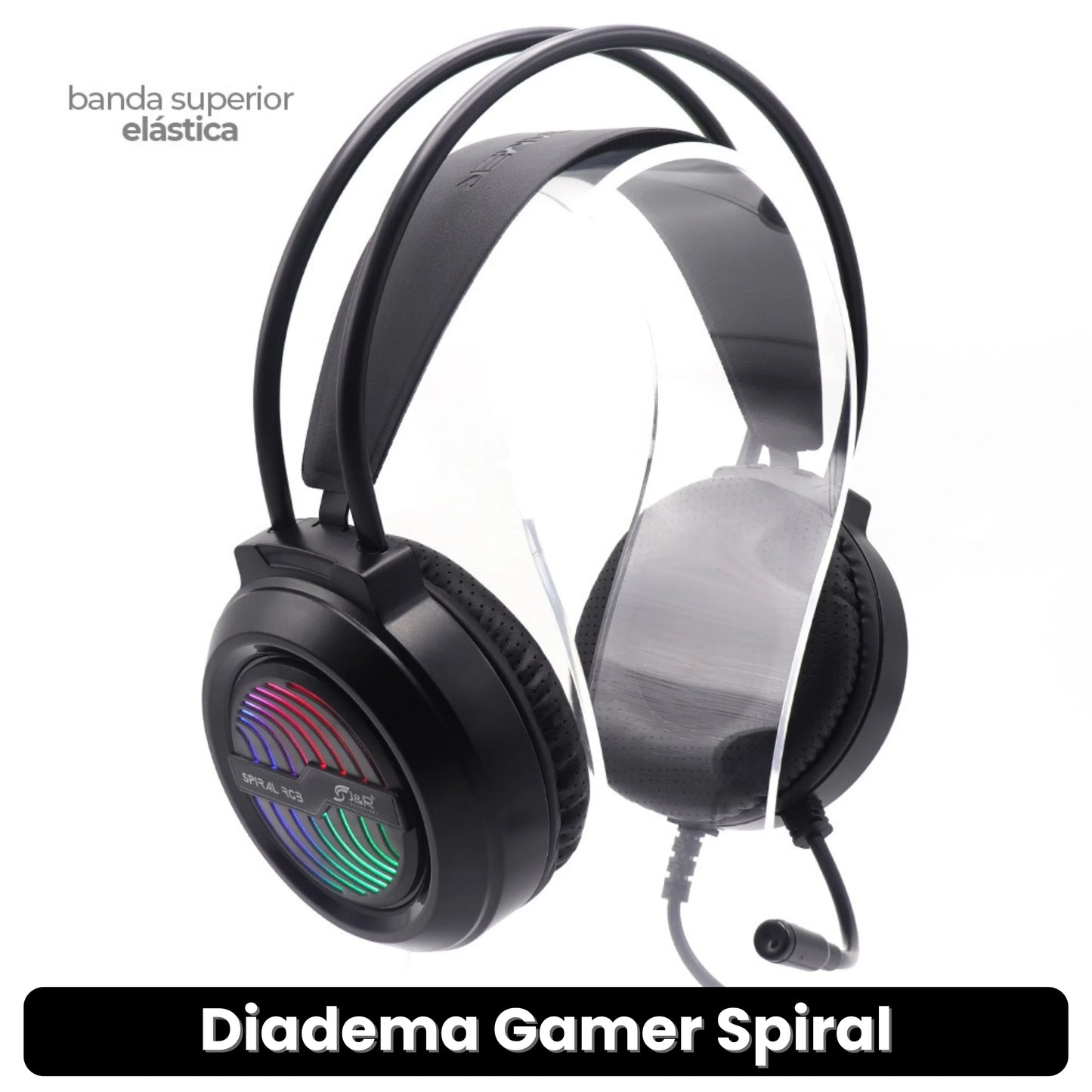 DIADEMA GAMER SPIRAL · ENVÍO GRATIS ·