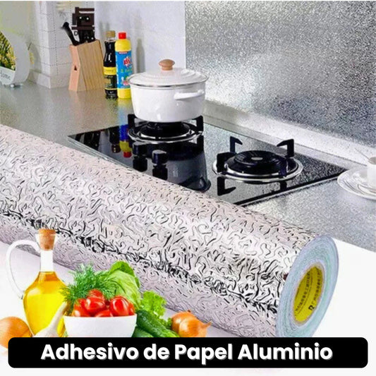 Adhesivo de Papel Aluminio para Cocina · ENVÍO GRATIS ·