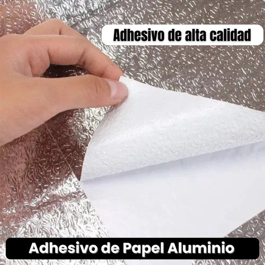 Adhesivo de Papel Aluminio para Cocina · ENVÍO GRATIS ·