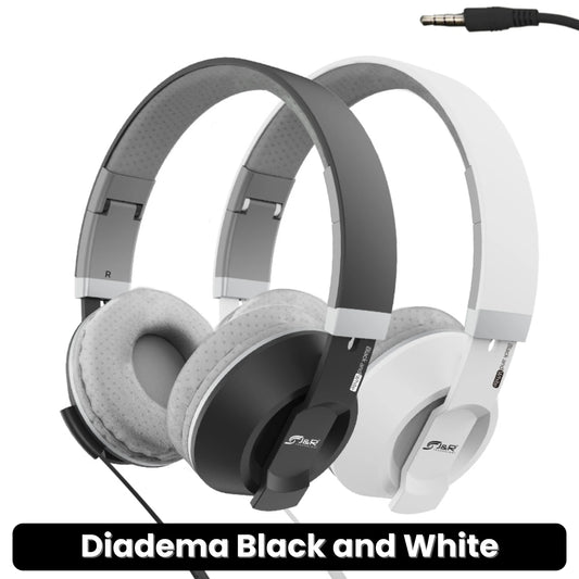 DIADEMA BLACK AND WHITE · ENVÍO GRATIS ·