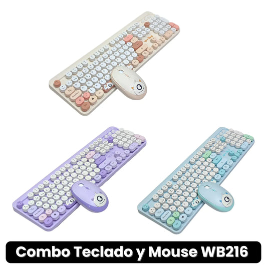 COMBO TECLADO Y MOUSE WEIBO WB-216 · ENVÍO GRATIS ·