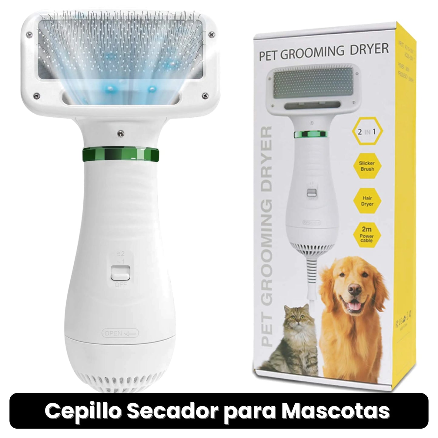 Cepillo Secador para Mascotas · ENVÍO GRATIS ·