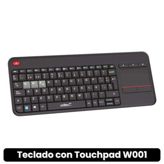 TECLADO CON TOUCHPAD W001 · ENVÍO GRATIS ·