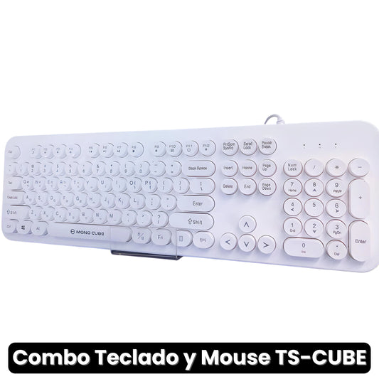 COMBO TECLADO Y MOUSE TS-CUBE · ENVÍO GRATIS ·