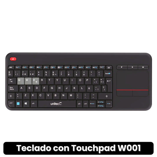 TECLADO CON TOUCHPAD W001 · ENVÍO GRATIS ·