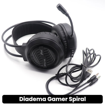 DIADEMA GAMER SPIRAL · ENVÍO GRATIS ·