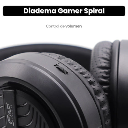 DIADEMA GAMER SPIRAL · ENVÍO GRATIS ·