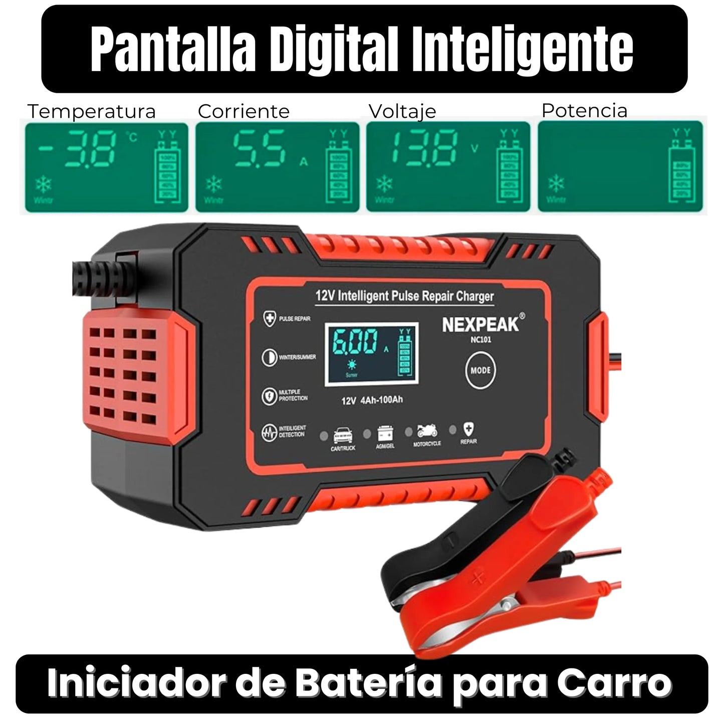 Iniciador de Batería para Carro · ENVÍO GRATIS ·
