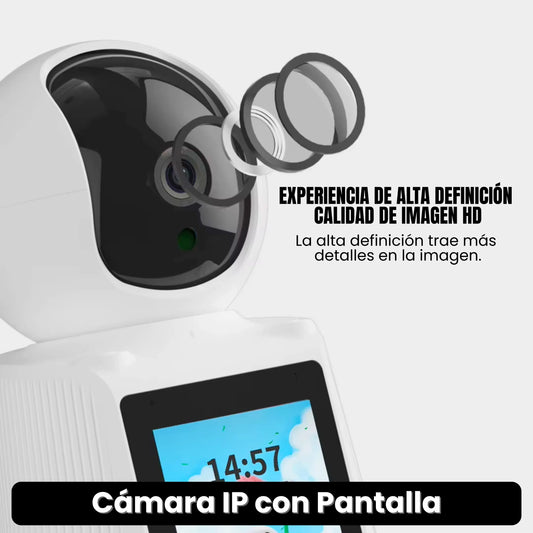 CÁMARA IP CON PANTALLA · ENVÍO GRATIS ·