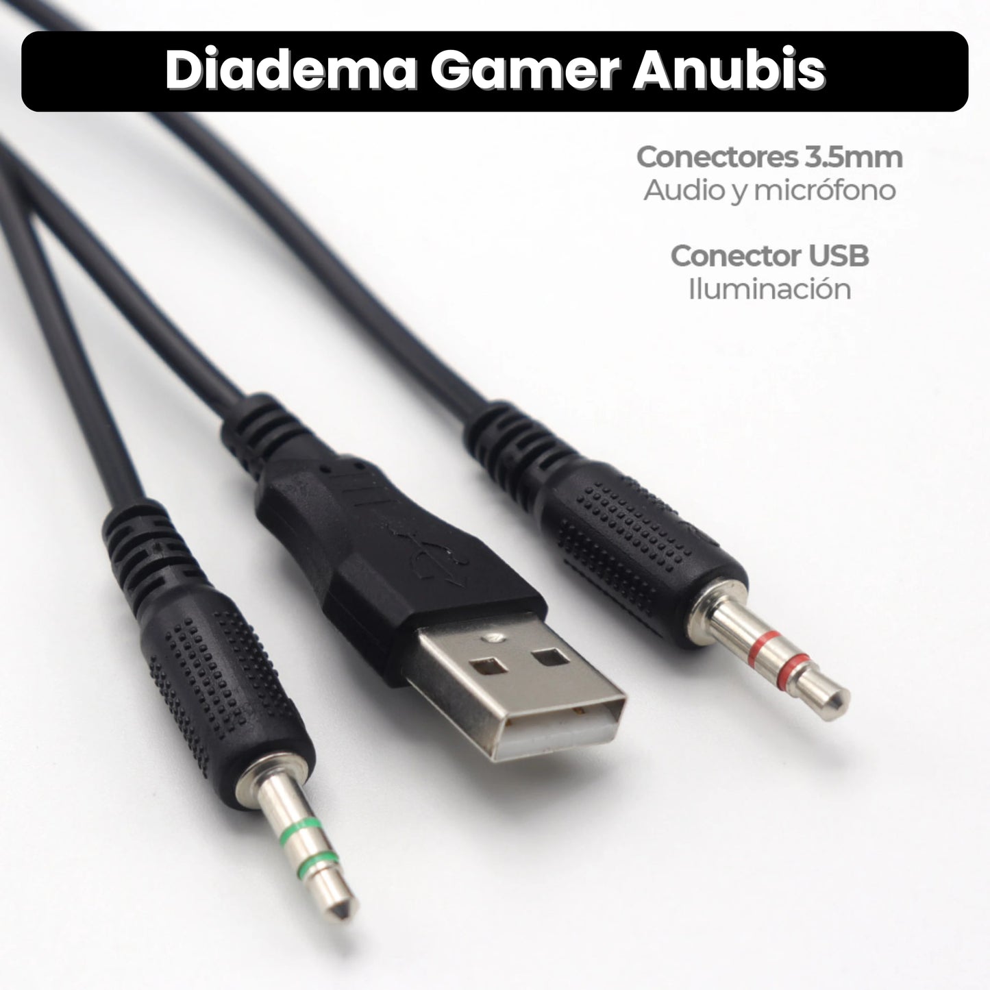 DIADEMA GAMER ANUBIS · ENVÍO GRATIS ·