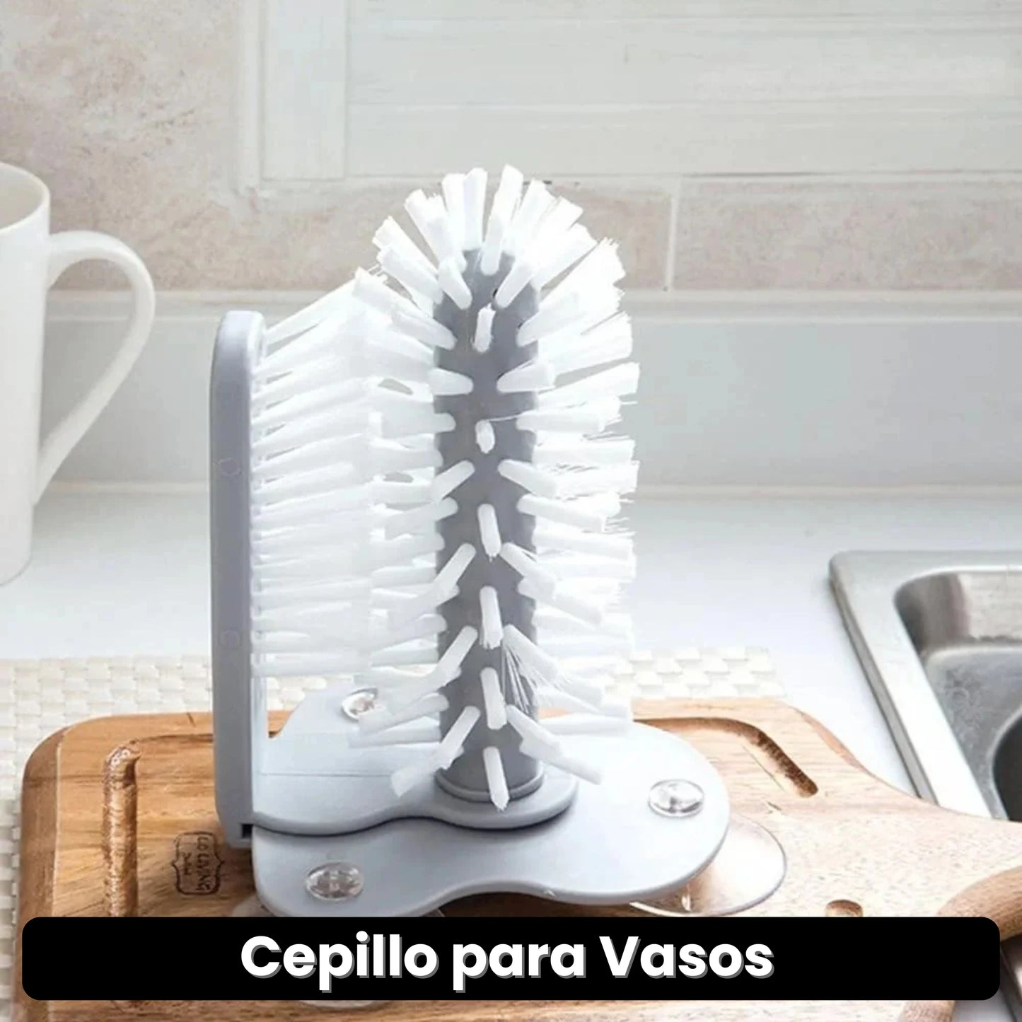 Cepillo Limpiador de Vasos · ENVÍO GRATIS ·