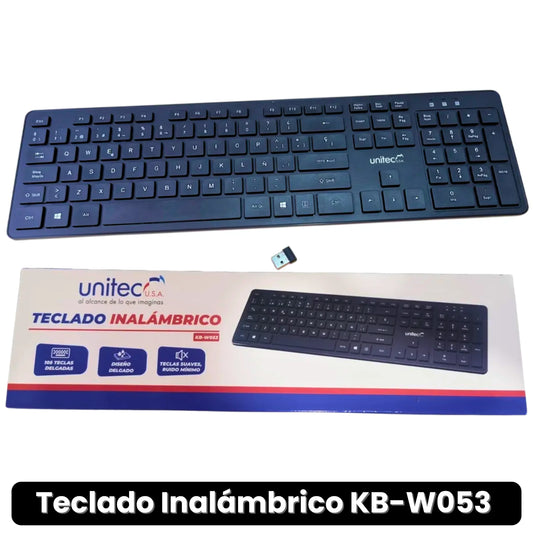 TECLADO INALÁMBRICO KB-W053 · ENVÍO GRATIS ·